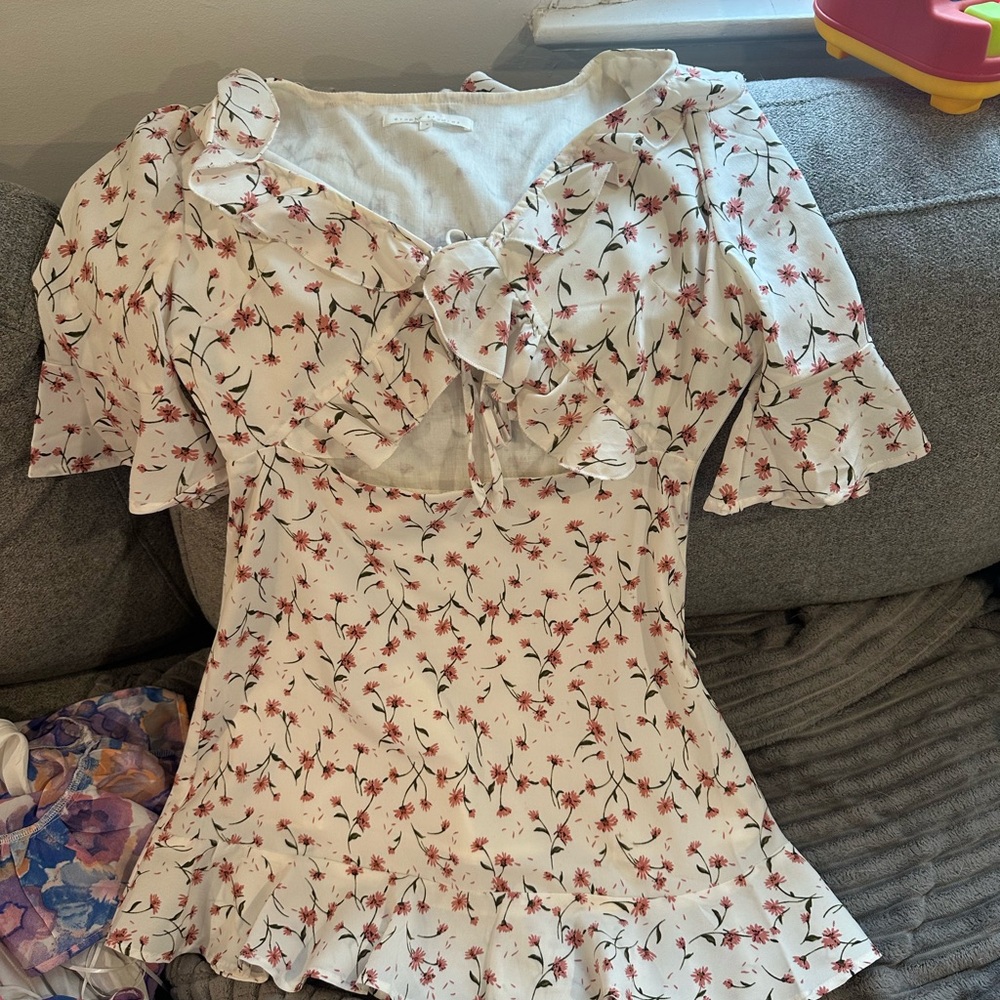 Floral Ruffle Dress